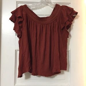 American Rag off the shoulder shirt